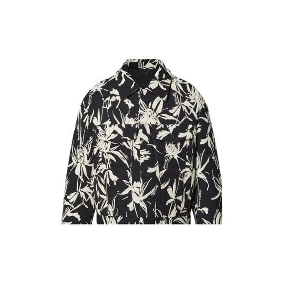 LOUIS VUITTON Cropped Denim Jacket SS23 NWT silk floral all over print - Picture 4 of 16